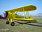 Yellow biplane Aircraft