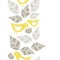 Yellow birds singing of love vertical border