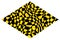 Yellow and black diamond shape