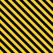 Yellow and black liner pattern. Warning industrial sign. Diagonal geometric lines