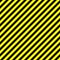 Yellow black warning stripes diagonal seamless vector