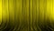 Yellow Black Waterfall Stage Background Loop. Juicy Dynamic Cascade Falling Lines Backdrop Animation. Place for Title and Text