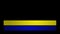 Yellow and blue colored animated  news bar in high resolution
