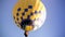 Yellow-blue Hot Air Balloon