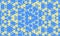 Yellow blue kaleidoscope patterned background for wallpapers