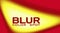 Yellow blur color spot with gradient on red background