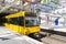 Yellow Blurred Motion Subway Waiting Commute Transportation Euro