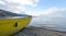 Yellow boat number four , Ohrid Lake, Albania