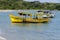 Yellow boat in Paraty Brazil