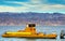 Yellow boat in the Red sea, Eilat