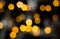 Yellow bokeh festive lights