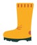 yellow boot rubber