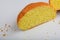 Yellow Bread studio quality white background