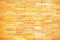 Yellow brick horizontal texture background