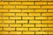 Yellow bricks as background