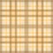 Yellow brown checked fabric seamless pattern