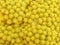 Yellow bubbles flower background