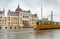 Yellow Budapest tram