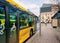 Yellow bus with entrance door for people with disability Berlin