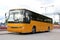 Yellow Bus at Railway Station