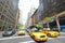 Yellow Cabs on Fifth Avenue, Manhattan, New York City