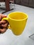 Yellow Caffeine coffee Mug