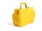 Yellow Canvas Hand Bag