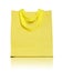 Yellow canvas shopping bag