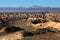 Yellow canyon in deserts of Kazakhstan