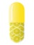 Yellow capsule with lemons