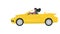 Yellow Car Video White Background Transport Car Video Background