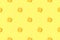 Yellow caramel Candy seamless pattern