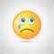 Yellow Cartoon Face Cry Tears People Emotion Icon