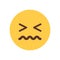 Yellow Cartoon Face Sad Upset Emoji People Emotion Icon