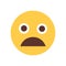 Yellow Cartoon Face Scream Shocked Emoji People Emotion Icon