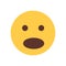 Yellow Cartoon Face Shocked Emoji People Emotion Icon