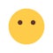 Yellow Cartoon Face Silent Shocked Emoji People Emotion Icon