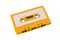 Yellow cassette tape