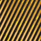 Yellow caution stripes