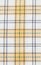 Yellow checked dish towel pattern