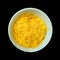 Yellow Cheddar Cheese in Bowl