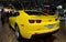 Yellow chevrolet camaro from back