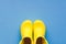 Yellow childrens boots