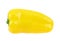 Yellow chili bell pepper isolated