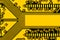 Yellow circuit board