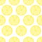 Yellow citrus seamless background, fashionable, simple vector lemon background, fresh summer vitamin