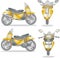 Yellow City Scooter Bike Set