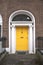 Yellow classic door