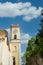 Yellow Clock Tower in Eze France