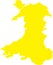 YELLOW CMYK color map of WALES